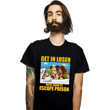 Load image into Gallery viewer, Daily_Deal_Shirts T-Shirts, Unisex / Small / Black Prison Escape