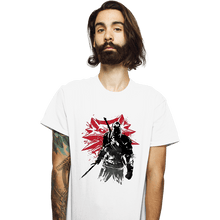 Load image into Gallery viewer, Shirts T-Shirts, Unisex / Small / White The Witcher Sumi-e