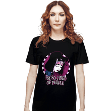 Load image into Gallery viewer, Secret_Shirts T-Shirts, Unisex / Small / Black Tired Of People
