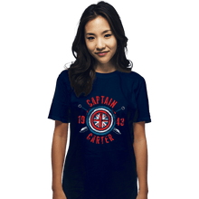 Load image into Gallery viewer, Shirts T-Shirts, Unisex / Small / Navy Captain Carter