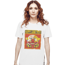 Load image into Gallery viewer, Shirts T-Shirts, Unisex / Small / White Happy Land