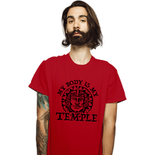 Load image into Gallery viewer, Secret_Shirts T-Shirts, Unisex / Small / Red Hidden Temple Body