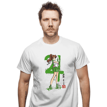 Load image into Gallery viewer, Daily_Deal_Shirts T-Shirts, Unisex / Small / White Jupiter Sumi-e