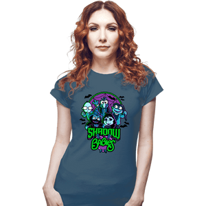 Shirts Fitted Shirts, Woman / Small / Indigo Blue Shadow Babies
