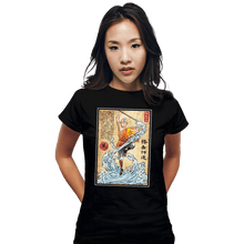 Load image into Gallery viewer, Daily_Deal_Shirts Fitted Shirts, Woman / Small / Black Air Nomad Master Woodblock