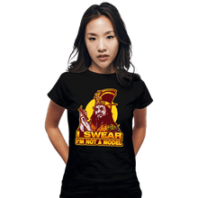 Load image into Gallery viewer, Shirts Fitted Shirts, Woman / Small / Black Not A Model