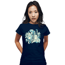 Load image into Gallery viewer, Shirts Fitted Shirts, Woman / Small / Navy Protect The Future