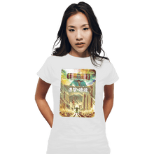 Load image into Gallery viewer, Daily_Deal_Shirts Fitted Shirts, Woman / Small / White Attack On Katamari