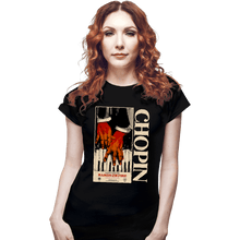 Load image into Gallery viewer, Shirts Fitted Shirts, Woman / Small / Black Chopin World Tour