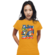 Load image into Gallery viewer, Daily_Deal_Shirts Fitted Shirts, Woman / Small / White Plumbing Time