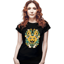 Load image into Gallery viewer, Shirts Fitted Shirts, Woman / Small / Black Pumpkin Corral