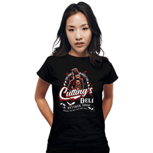 Load image into Gallery viewer, Secret_Shirts Fitted Shirts, Woman / Small / Black William Cutting's Deli