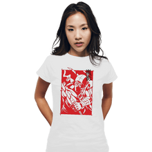 Load image into Gallery viewer, Daily_Deal_Shirts Fitted Shirts, Woman / Small / White Ninja Rival