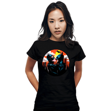 Load image into Gallery viewer, Daily_Deal_Shirts Fitted Shirts, Woman / Small / Black A Deadly Kiss