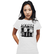 Load image into Gallery viewer, Daily_Deal_Shirts Fitted Shirts, Woman / Small / White Propane