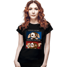 Load image into Gallery viewer, Secret_Shirts Fitted Shirts, Woman / Small / Black Gizmo Prepared