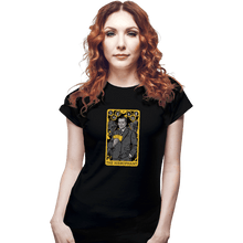 Load image into Gallery viewer, Shirts Fitted Shirts, Woman / Small / Black Tarot The Hierophant