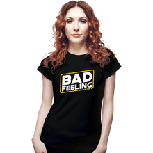 Load image into Gallery viewer, Shirts Fitted Shirts, Woman / Small / Black Bad Feels