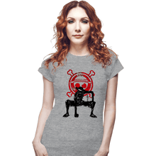 Load image into Gallery viewer, Shirts Fitted Shirts, Woman / Small / Sports Grey Crimson Gear 2nd