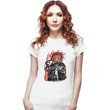 Load image into Gallery viewer, Daily_Deal_Shirts Fitted Shirts, Woman / Small / White Sumie Awakening