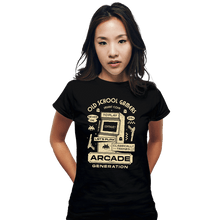 Load image into Gallery viewer, Shirts Fitted Shirts, Woman / Small / Black Arcade Gamers