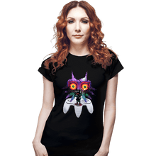 Load image into Gallery viewer, Secret_Shirts Fitted Shirts, Woman / Small / Black Majora 64