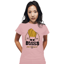 Load image into Gallery viewer, Shirts Fitted Shirts, Woman / Small / Azalea Bravo's Barbers