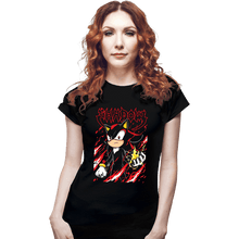 Load image into Gallery viewer, Daily_Deal_Shirts Fitted Shirts, Woman / Small / Black The Ultimate Life Form