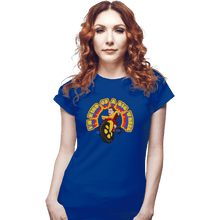 Load image into Gallery viewer, Shirts Fitted Shirts, Woman / Small / Royal Blue I'm Kind Of A Big Wheel