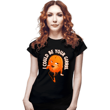 Load image into Gallery viewer, Daily_Deal_Shirts Fitted Shirts, Woman / Small / Black Forever Your Girrrl