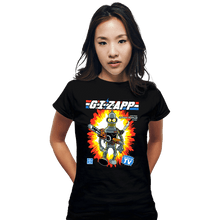 Load image into Gallery viewer, Daily_Deal_Shirts Fitted Shirts, Woman / Small / Black G.I.Zapp