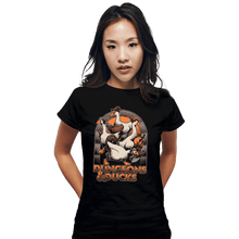 Load image into Gallery viewer, Daily_Deal_Shirts Fitted Shirts, Woman / Small / Black Dungeons & Ducks