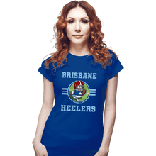 Load image into Gallery viewer, Daily_Deal_Shirts Fitted Shirts, Woman / Small / Royal Blue Brisbane Heelers