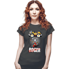 Load image into Gallery viewer, Daily_Deal_Shirts Fitted Shirts, Woman / Small / Charcoal Roger