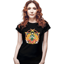 Load image into Gallery viewer, Shirts Fitted Shirts, Woman / Small / Black Hero