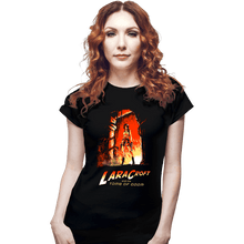 Load image into Gallery viewer, Shirts Fitted Shirts, Woman / Small / Black Indiana Croft
