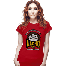 Load image into Gallery viewer, Daily_Deal_Shirts Fitted Shirts, Woman / Small / Red Nacho