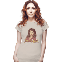 Load image into Gallery viewer, Shirts Fitted Shirts, Woman / Small / White Jesse's Girl