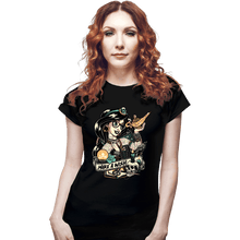 Load image into Gallery viewer, Daily_Deal_Shirts Fitted Shirts, Woman / Small / Black Rocker Jasmine