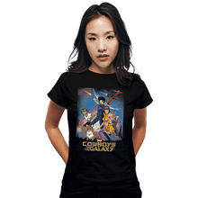 Load image into Gallery viewer, Shirts Fitted Shirts, Woman / Small / Black Space Cowboys Of The Galaxy