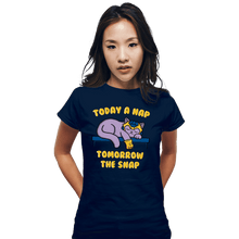 Load image into Gallery viewer, Shirts Fitted Shirts, Woman / Small / Navy Kitthanos!