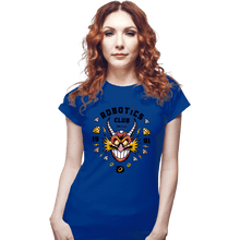 Load image into Gallery viewer, Shirts Fitted Shirts, Woman / Small / Royal Blue The Robotics Club