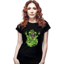 Load image into Gallery viewer, Shirts Fitted Shirts, Woman / Small / Black Pure Ectoplasm