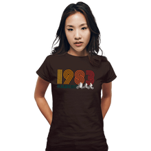 Load image into Gallery viewer, Secret_Shirts Fitted Shirts, Woman / Small / Black Hawkins 1983