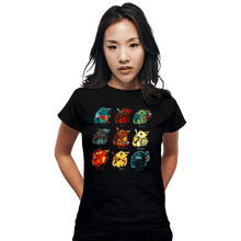 Load image into Gallery viewer, Shirts Fitted Shirts, Woman / Small / Black Dragon Roles
