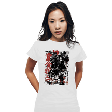 Load image into Gallery viewer, Daily_Deal_Shirts Fitted Shirts, Woman / Small / White Ronin Boba