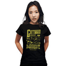 Load image into Gallery viewer, Daily_Deal_Shirts Fitted Shirts, Woman / Small / Black Gotham Garage