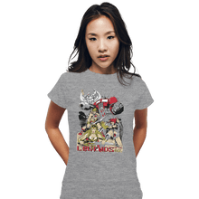 Load image into Gallery viewer, Shirts Fitted Shirts, Woman / Small / Sports Grey Legends Of The 80's