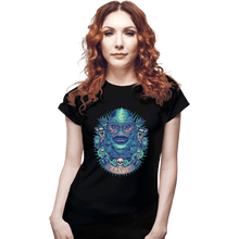 Load image into Gallery viewer, Shirts Fitted Shirts, Woman / Small / Black Neon Creature