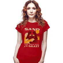 Load image into Gallery viewer, Shirts Fitted Shirts, Woman / Small / Red Sand, The True Evil Of The Galaxy

